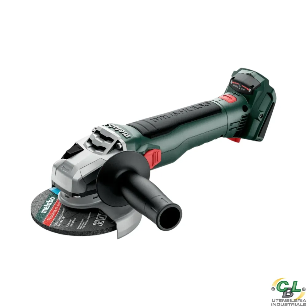 METABO SMERIGLIATRICE ANGOLARE BATTERIA WB 18 LT BL 11-125 QUICK