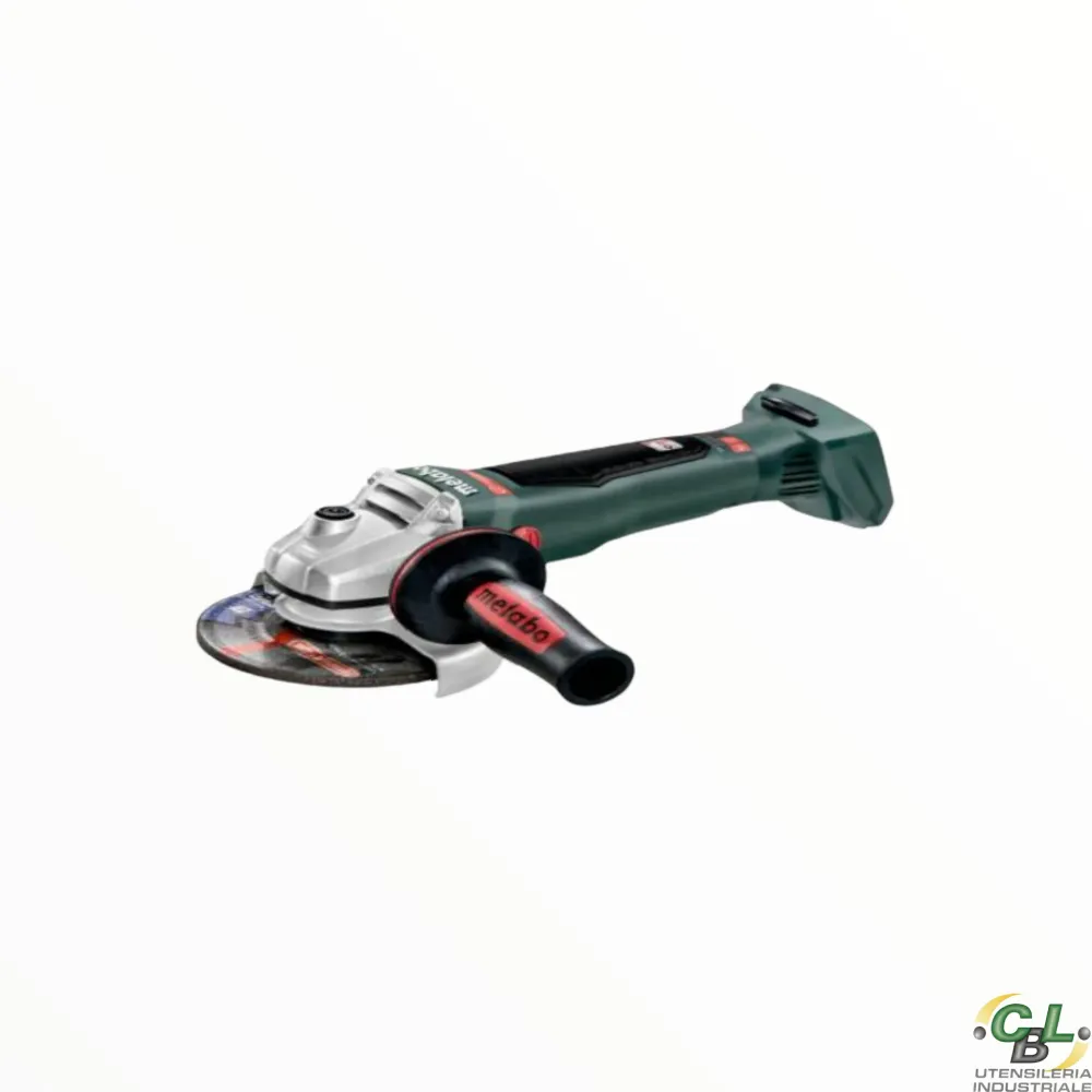METABO SMERIGLIATRICE ANGOLARE BATTERIA WB 18 LTX BL 125 QUICK SOLO CORPO MACCHINA SENZA BATTERIA