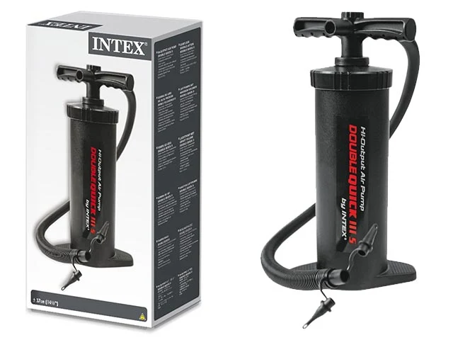 Pompa per gonfiare materassini manuale double quick