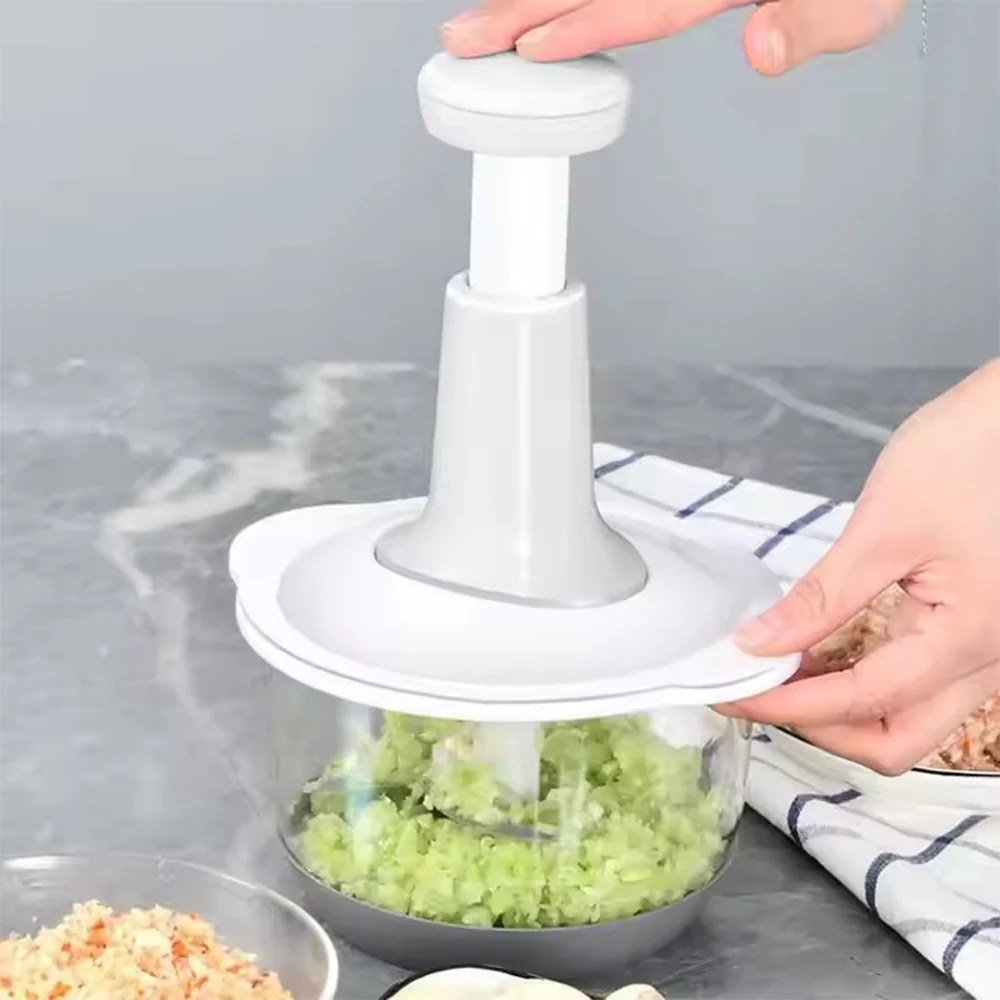 Quick Chop Tritatutto Manuale con Lame Acciaio