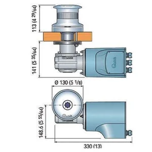 QUICK VERRICELLO TUMBLER TB3 700 W 12V CON CAMPANA