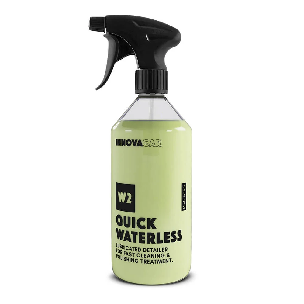 W2 QUICK WATERLESS DI INNOVACAR PULITORE WATERLESS PER LAVAGGIO SENZ’ACQUA E QUICK DETAILER – CENTRO