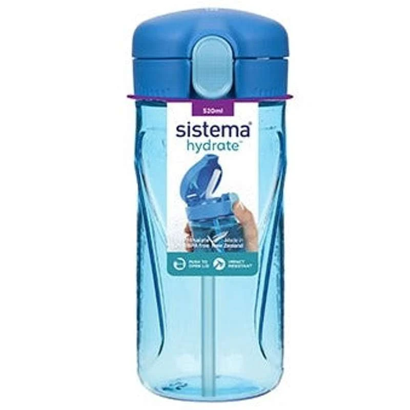 Sistema Bottiglia d'acqua - Tritan Quick Flip - 520ml - Blu Oceano