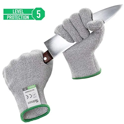 Twinzee® Guanti Anti Taglio - Protezione di Livello 5 ad Alte Medium