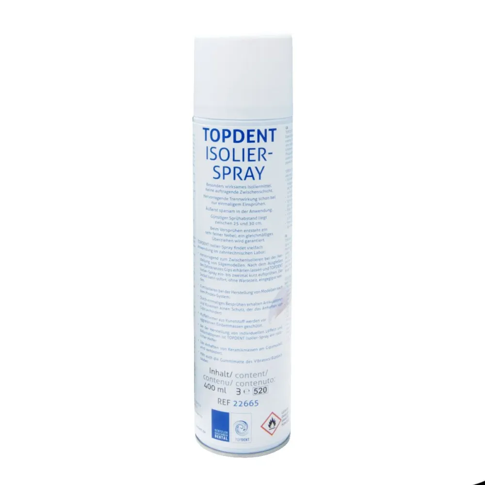 L'isolamento spray silicone evita il collage gesso su diversi supporti