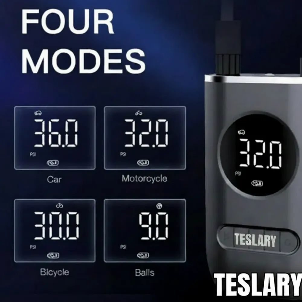 Compressore del pneumatico batteria portatile per Tesla, BYD, MG e altri veicoli elettrici
