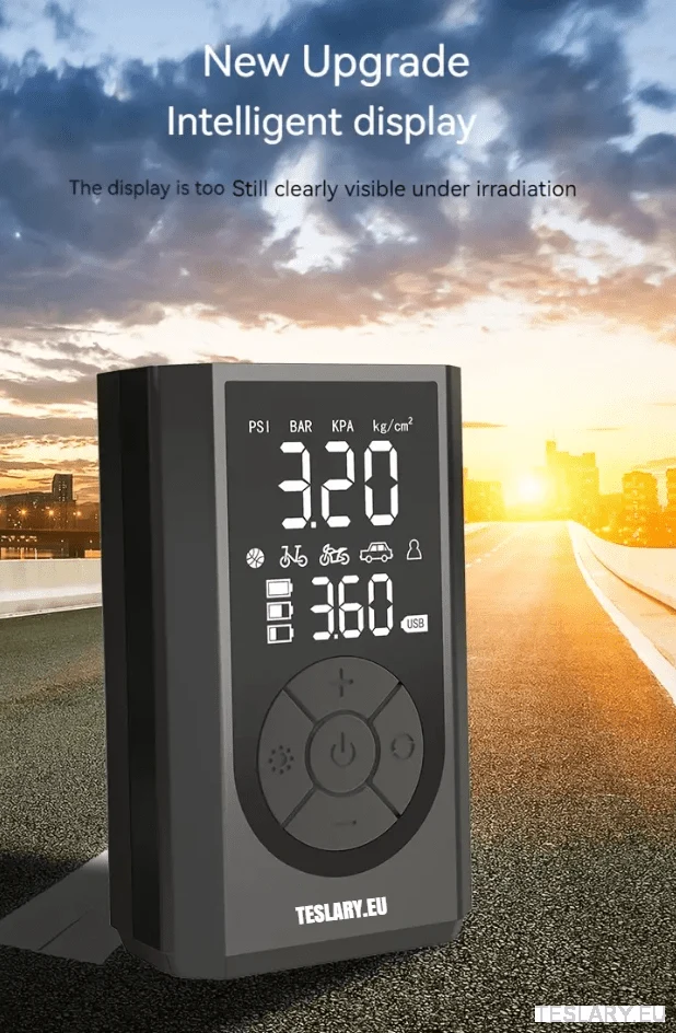 Compressore del pneumatico batteria portatile per Tesla Modello 3 y s x - 2000 mAh