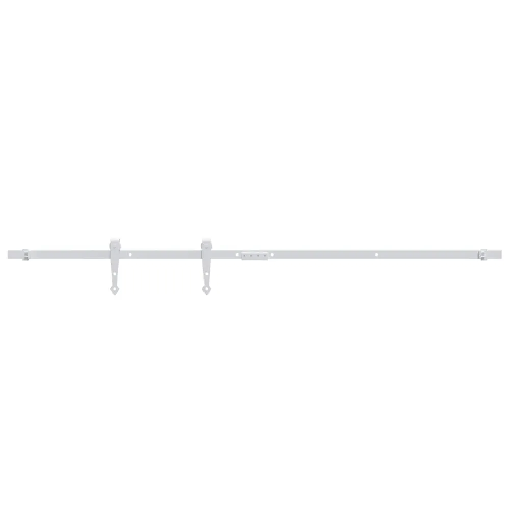 Kit Mini Anta Scorrevole Acciaio al Carbonio Bianco 122 cm