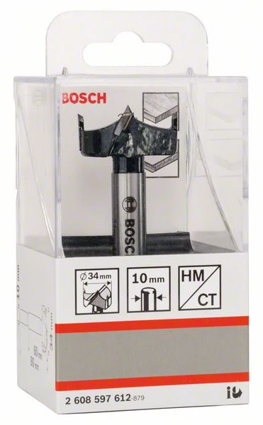 Trapano artificiale Bosch 34 x 90 mm Foro per cerniere metallo duro (2608597612) per legno Bosch Professional