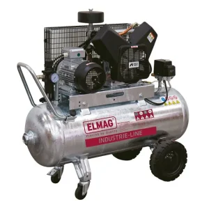 Calibrato di Precisione Compressore ELMAG industriale LINEA 'OIL-FREE' IL 420/10/100 D 'zincato...