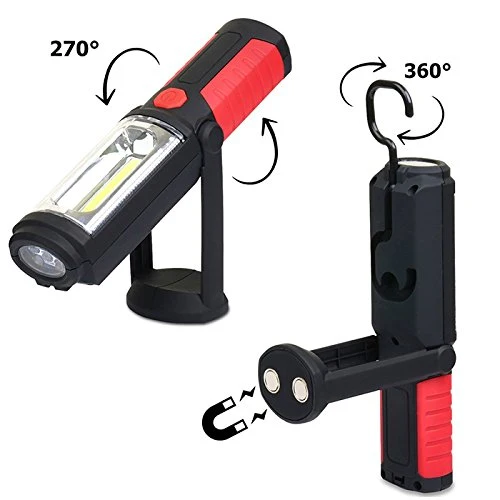 LIVEHITOP Magnetico Torcia Lampade di Ispezione, Ricaricabile COB + LED Luce...