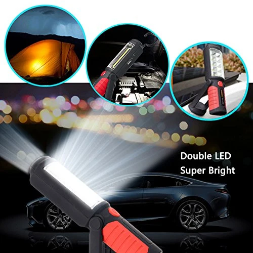 LIVEHITOP Magnetico Torcia Lampade di Ispezione, Ricaricabile COB + LED Luce...