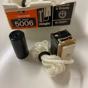 BTICINO MAGIC 5006 , 10A PULSANTE TIRANTE Diametro 40mm