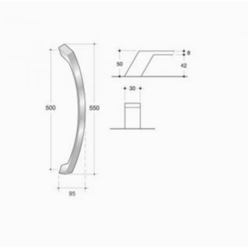 Certificato CE 200.IT.082 pba Maniglione Acciaio Inox AISI 316L