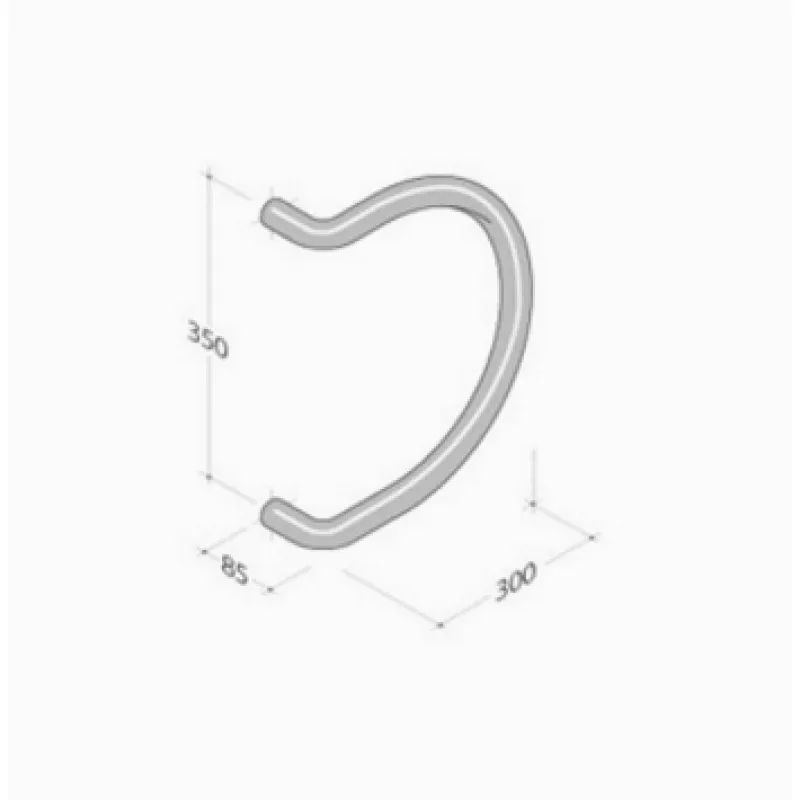 Certificato CE PVD-235 pba Maniglione Acciaio Inox Trattamento PVD