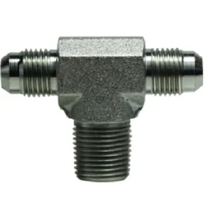 Thread 1&2 7/16"-20 Thread-3 1/4" Male Branch Tee Shapes Di acciaio 37 Degree JIC Flare Hydraulics 260144