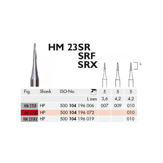 Fresa Tungsteno Manipolo Dritto Conforme Direttiva Macchine