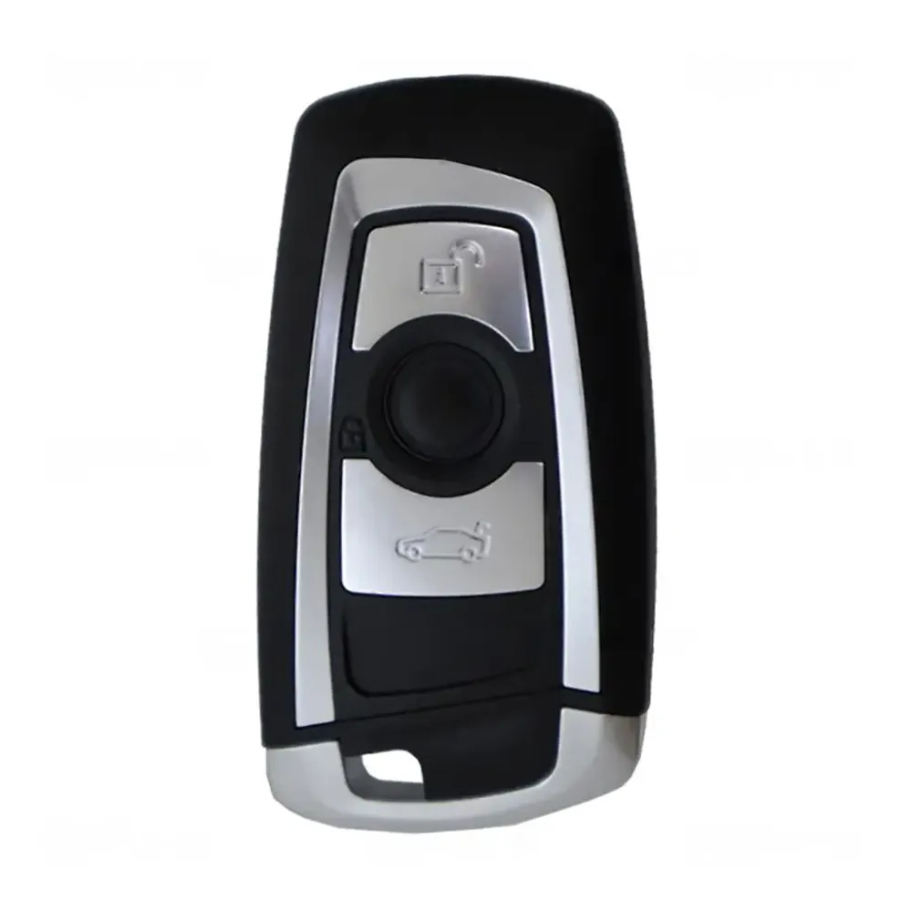 Guscio di Comando Keyless 3 Pulsanti Bmw - Profilo Hu100R Blu | Antiscivolo |