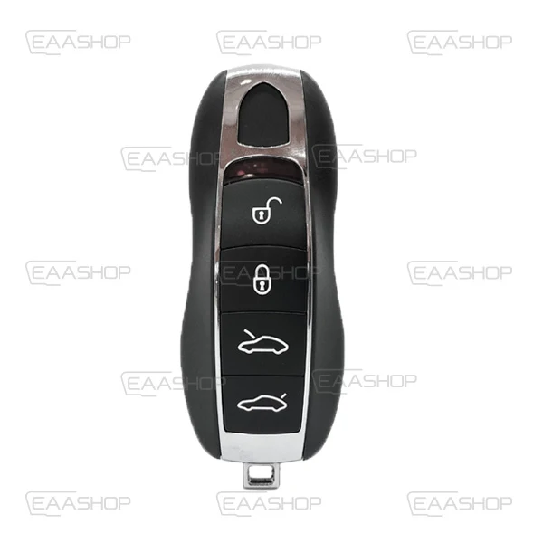 Guscio di Comando Keyless 4 Pulsanti Porsche - Profilo Hu66 Acciaio Inox 316