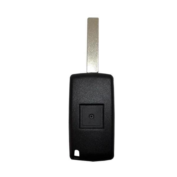 Guscio di Comando Pieghevole 2 Pulsanti Peugeot Citroen - Profilo Hu83 con LED Integrato Rosso