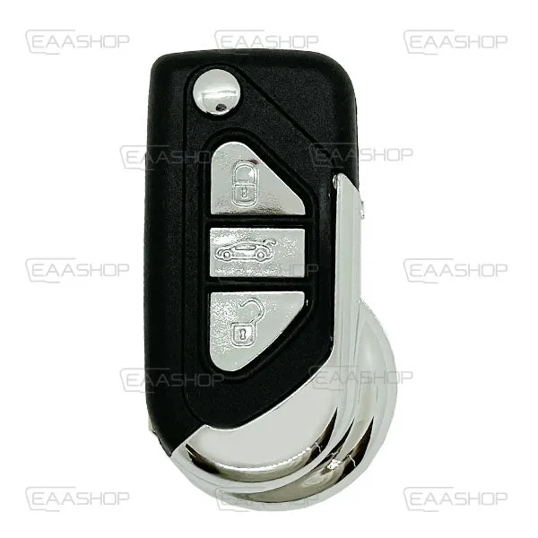 Guscio di Comando Pieghevole 3 Pulsanti Peugeot - Profilo Va2 (Protezione IP65)