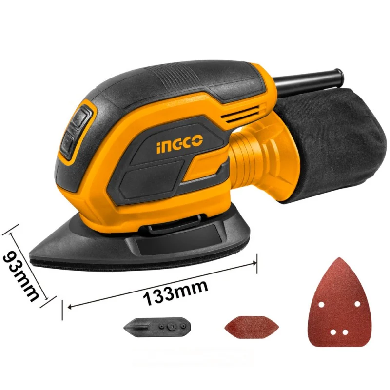 Levigatrice palmare 65W - Ingco Fashion Conforme Direttiva Macchine
