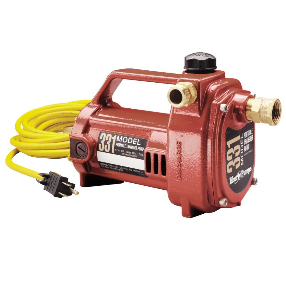 Liberty Pumps 331 — Portatile Transfer & Utility Pump, 1/2 HP
