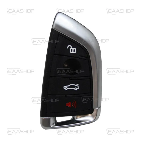 Maniglia Ripiegabile Guscio di Comando Keyless 3+1 Pulsanti Bmw - Profilo Hu100R Cas4