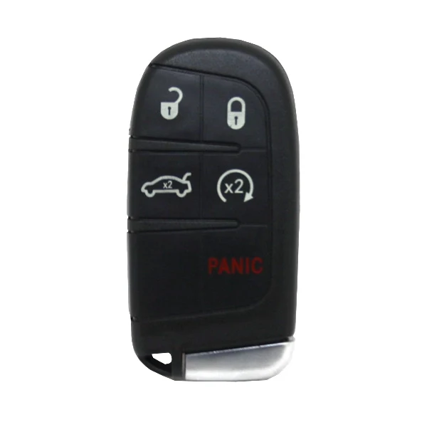Pulsante Illuminato Guscio di Comando Keyless 4+1 Pulsanti Chrysler - Jeep - Dodge - Profilo Cy24