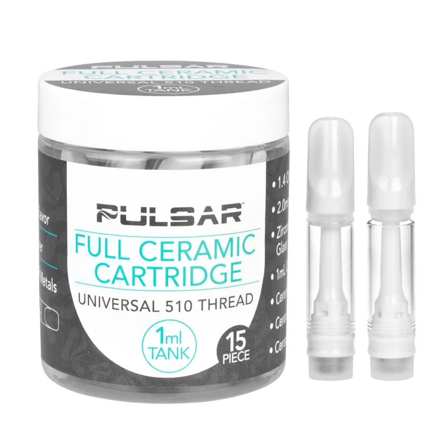Pulsar Full Ceramica Cartridge Tank 1ml con Contatto NA/NF