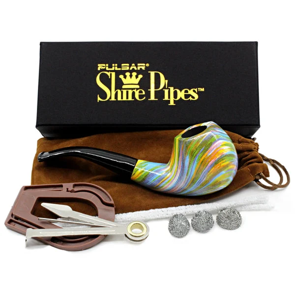 Pulsar Shire Pipe 6" Bent Brandy Iridato
