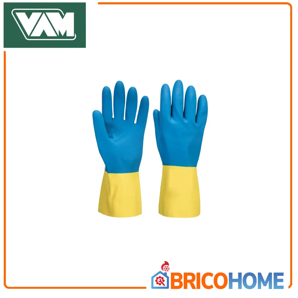 Rutschfeste, doppelt getauchte Latex/Neopren-Anti-Säure-Handschuhe Online Caldo Sale