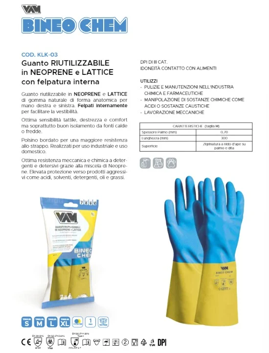 Rutschfeste, doppelt getauchte Latex/Neopren-Anti-Säure-Handschuhe Online Caldo Sale