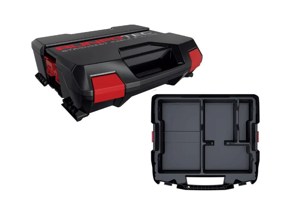 Maniglia per Carrelli Valigetta Runpotec RM 35 con inserto impilabile con sistema clic 20708
