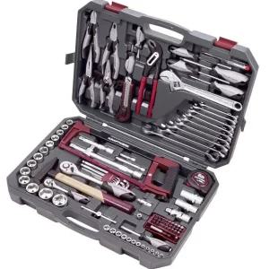 Maniglia Professionale Valigia per attrezzi Kraftwerk base 1/4 "+1/2" 115 pezzi 204105600