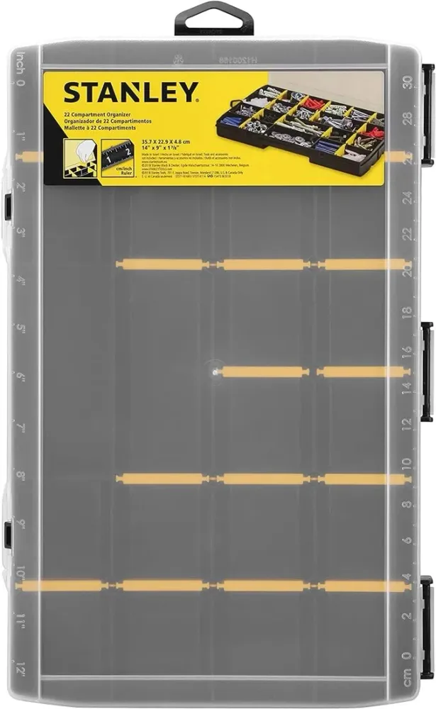 VALIGETTA ORGANIZER STNALEY CON 17 SCOMPARTI PORTAMINUTERIE STST81680-1