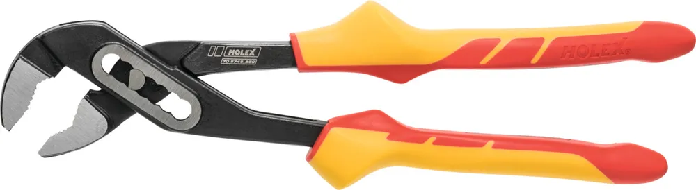 HOLEX Pinza regolabile manici rivestiti norma VDE, Lunghezza complessiva: 250 mm
