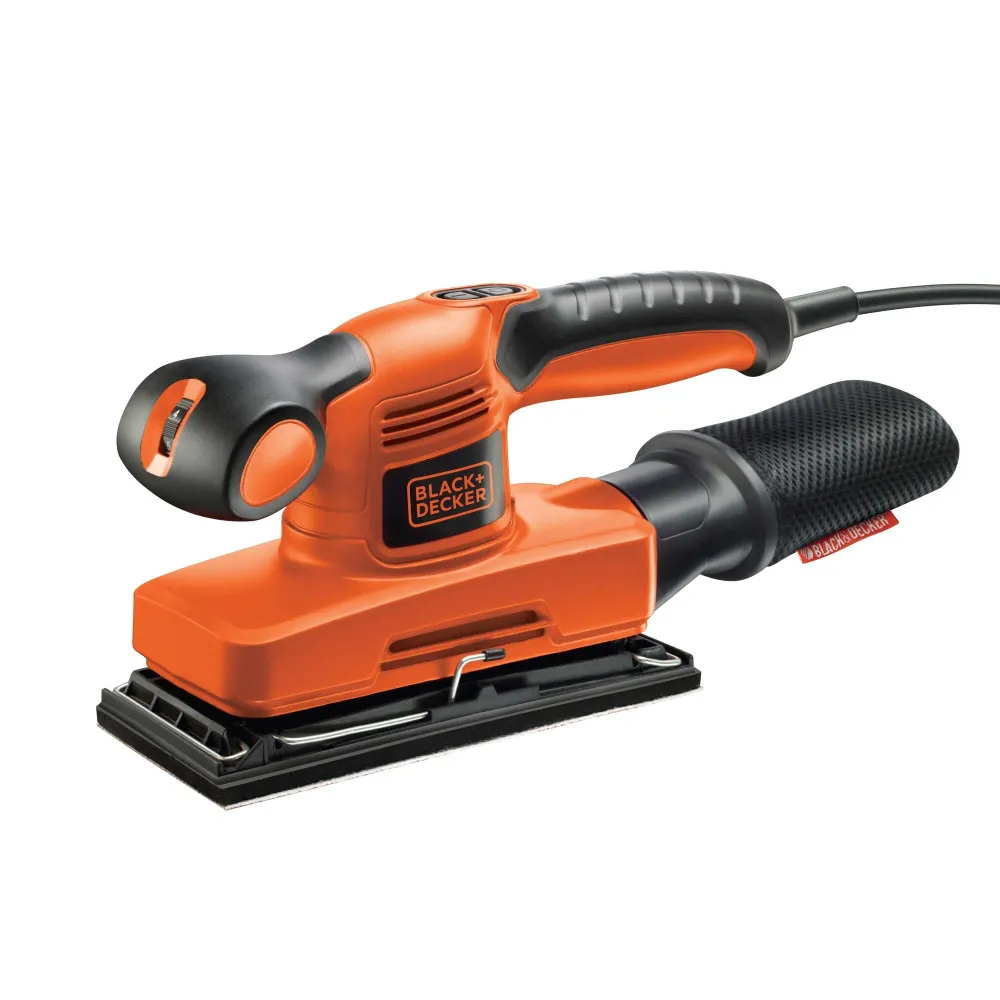 Levigatrice orbitale Nero puro & Decker 90 x 187 mm regolazione KA320EKA
