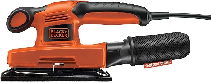 Levigatrice orbitale Nero puro & Decker 90 x 187 mm regolazione KA320EKA