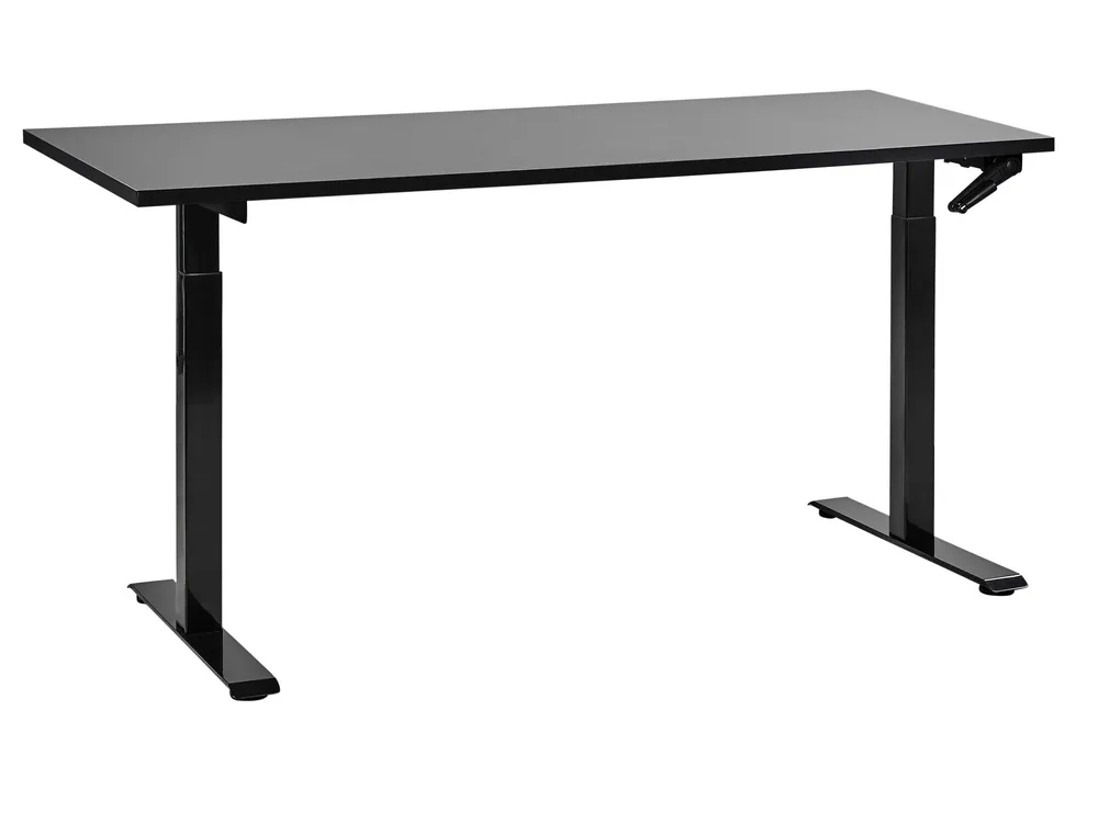Maniglia Professionale Scrivania regolabile Manuale Nero DESTINES