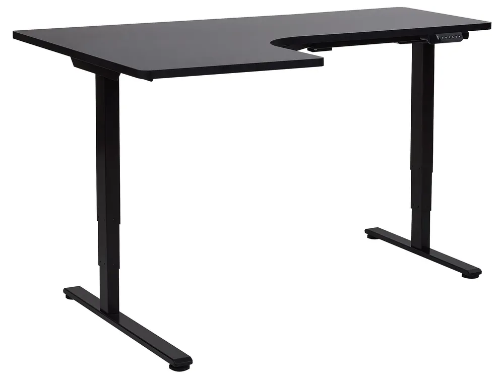 Maniglia Ripiegabile Scrivania regolabile Elettrico Sinistra Nero DESTINES