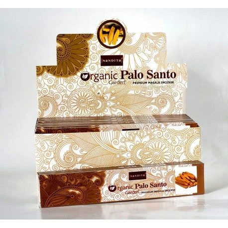 Nandita - Original Palo Santo Incense Genuino & Organic Hand-rolled Masala Incense Sticks 15g