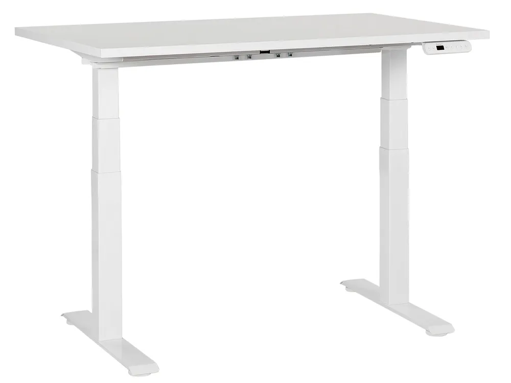Scrivania regolabile Elettrico Bianco DESTINES Diametro 40mm