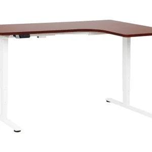 Scrivania regolabile Elettrico Destra Legno tenebroso DESTINES (Protezione IP65)