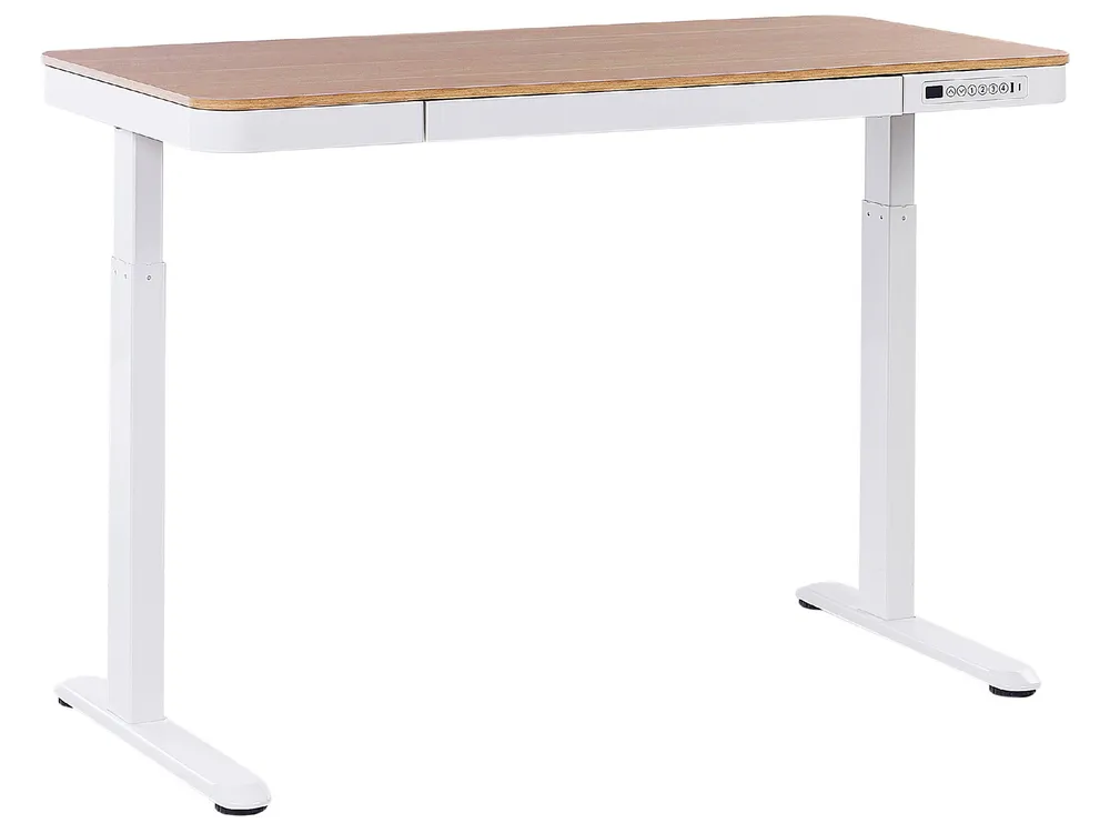 Scrivania regolabile Elettrico Legno evidente KENLY