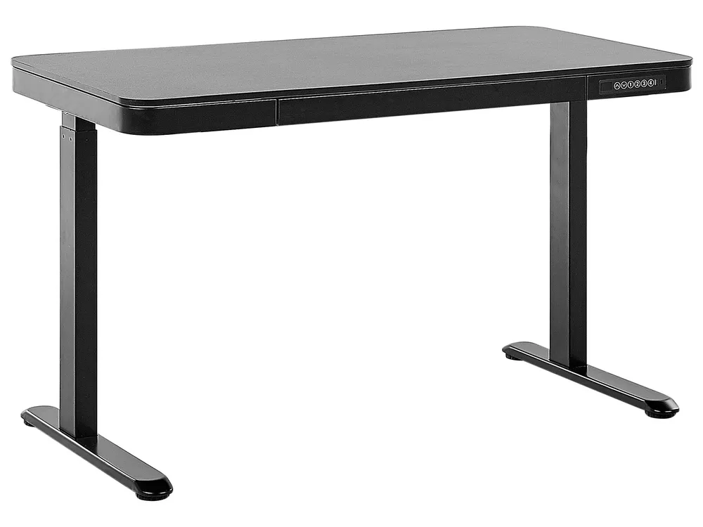Scrivania regolabile Elettrico Nero KENLY (Protezione IP65)