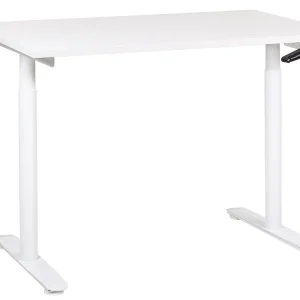 Scrivania regolabile Manuale Bianco DESTINAS Acciaio Inox 316