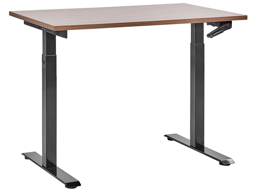 Scrivania regolabile Manuale Legno fosco DESTINES