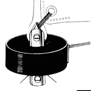 Girafiocco con ritorno manuale cimetta SEA SURE