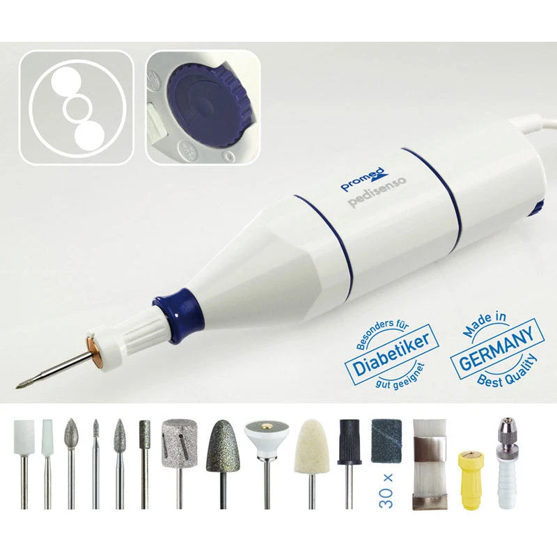 Fresa Pedisenso Duo con punta per diabetici + Set punte